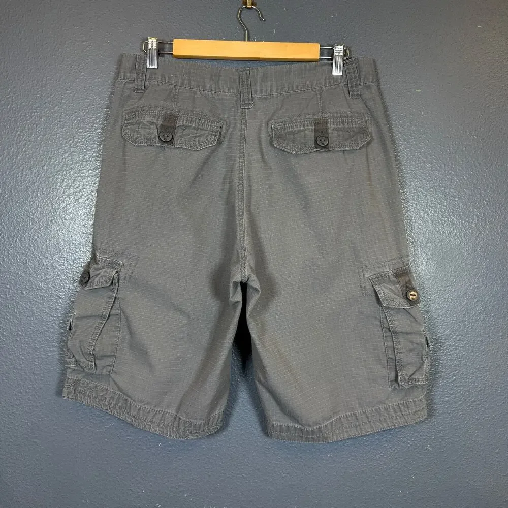SouthPole 34 men’s grey cargo short vintage y2k outdoor